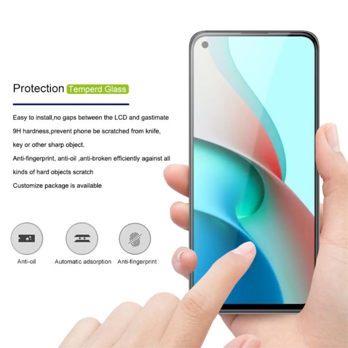 Bild 3, Xiaomi Mi 11 Lite - AMORUS Heltäckande Skärmskydd I Härdat Glas