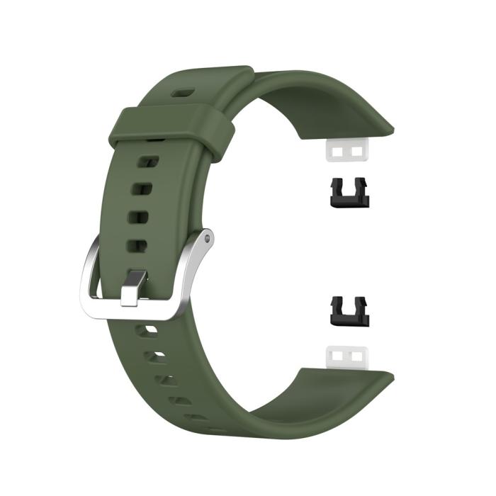 Bild 1, Silikon Armband För Huawei Watch Fit - Grön