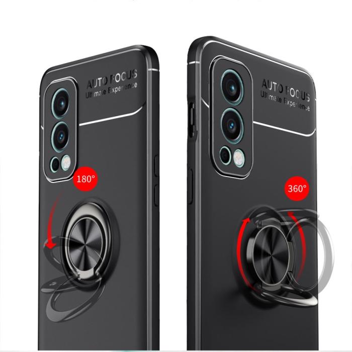 Bild 4, OnePlus Nord 2 5G - Ring Skal - Röd
