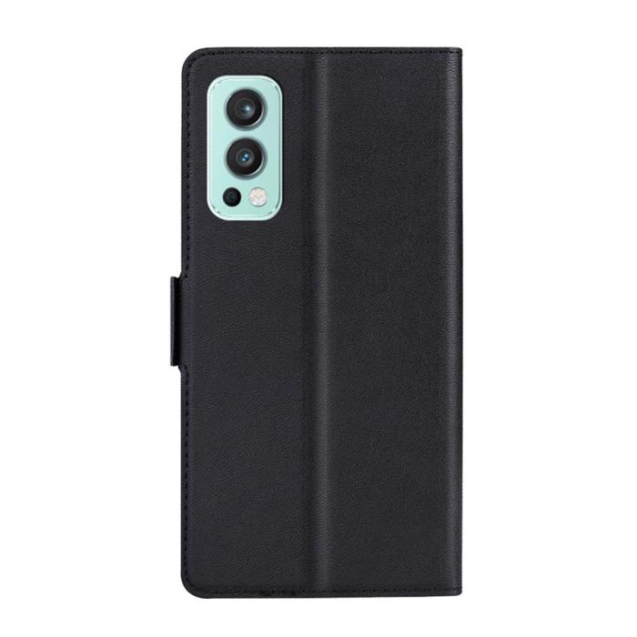 Bild 3, OnePlus Nord 2 5G - Slim Läder Fodral - Svart