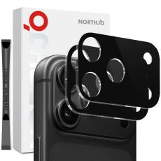 NORTHJO iPhone 18 Pro Max 2-PACK Linsskydd Svart