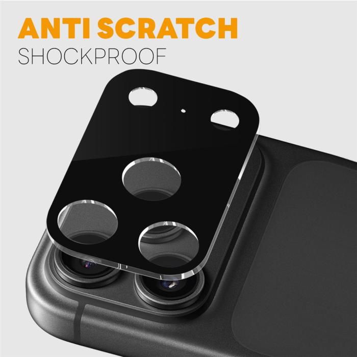 Bild 3, NORTHJO iPhone 18 Pro Max 2-PACK Linsskydd Svart