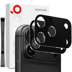 NORTHJO iPhone 18 Pro Max 2-PACK Linsskydd Svart