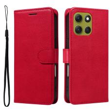Motorola Moto G86 Power / G86 5G Fodral L&auml;der R&ouml;d