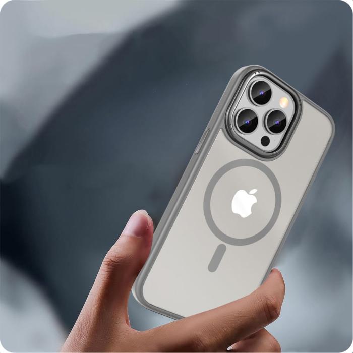 Bild 3, Tech-Protect iPhone 15 Pro Skal MagSafe MagMat Titanium