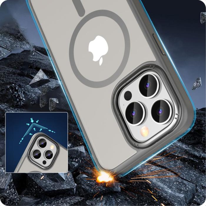 Bild 4, Tech-Protect iPhone 15 Pro Skal MagSafe MagMat Titanium