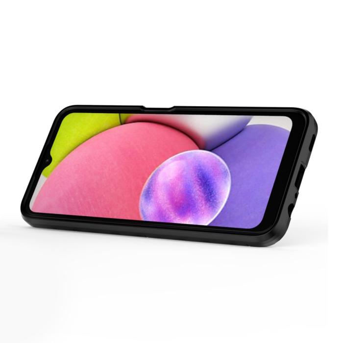 Bild 4, Samsung Galaxy A03s Skal Hybrid Ring Svart