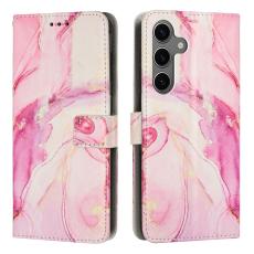 Samsung Galaxy A57 5G Fodral L&auml;der Marmor Ros&eacute;guld