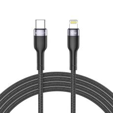 Tech-Protect 2m 30W 3A USB-C - Lightning UltraBoost Laddkabel Svart