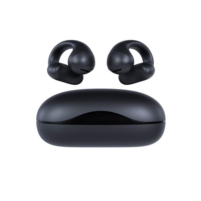 Bild 2, Happy Plugs In-Ear Hörlurar Clip OWS True-Wireless Svart