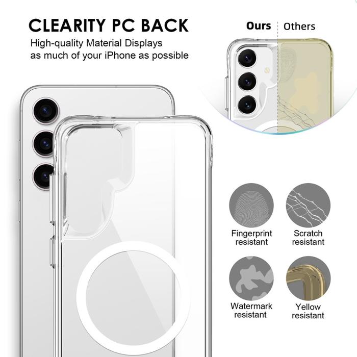 Bild 6, Samsung Galaxy S25 Skal MagSafe Transparent