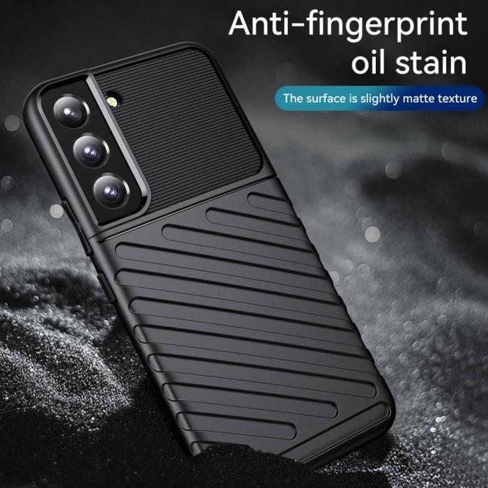Bild 5, Samsung Galaxy S23 Plus Skal Twill Textur Svart
