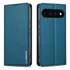 LC.IMEEKE Google Pixel 11 Pro XL Fodral Flip L&auml;der Bl&aring;