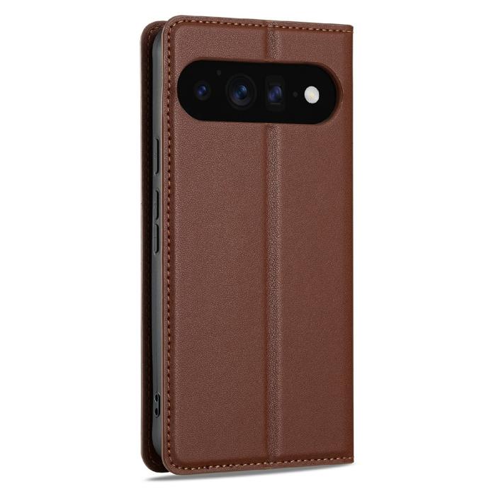 Bild 6, LC.IMEEKE Google Pixel 11 Pro XL Fodral Flip Läder Brun