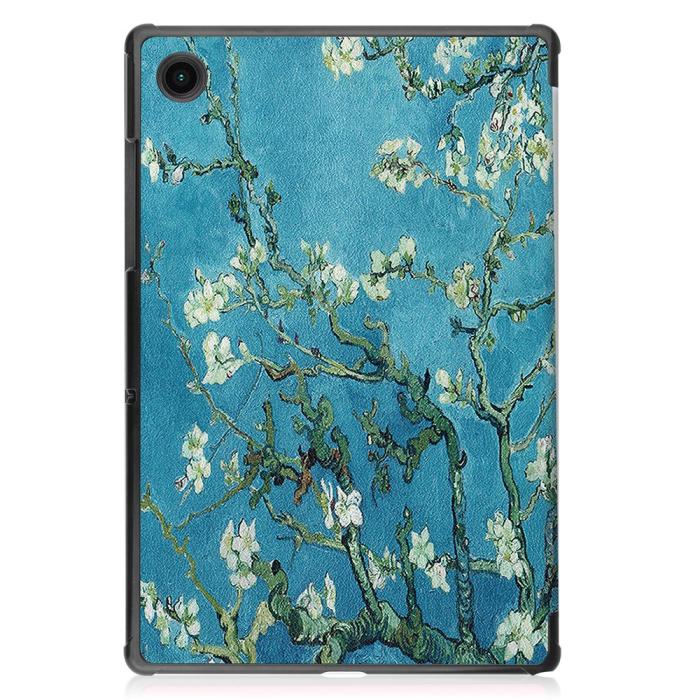Bild 2, Samsung Galaxy Tab A8 10.5 (2021) Fodral Tri-Fold Peach Blossom