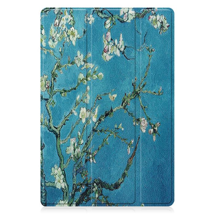Bild 3, Samsung Galaxy Tab A8 10.5 (2021) Fodral Tri-Fold Peach Blossom