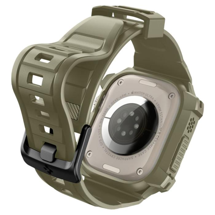 Bild 6, Spigen Apple Watch Ultra 49 mm Skal/Armband Rugged Armor 'Pro'