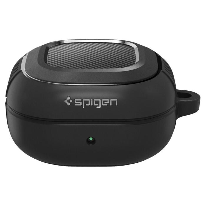 Bild 2, Spigen Galaxy Buds FE/2 PRO/2/LIVE/PRO Fodral Rugged Armor Matt Svart