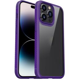 IPAKY iPhone 14 Pro Skal Shockproof Hybrid Lila