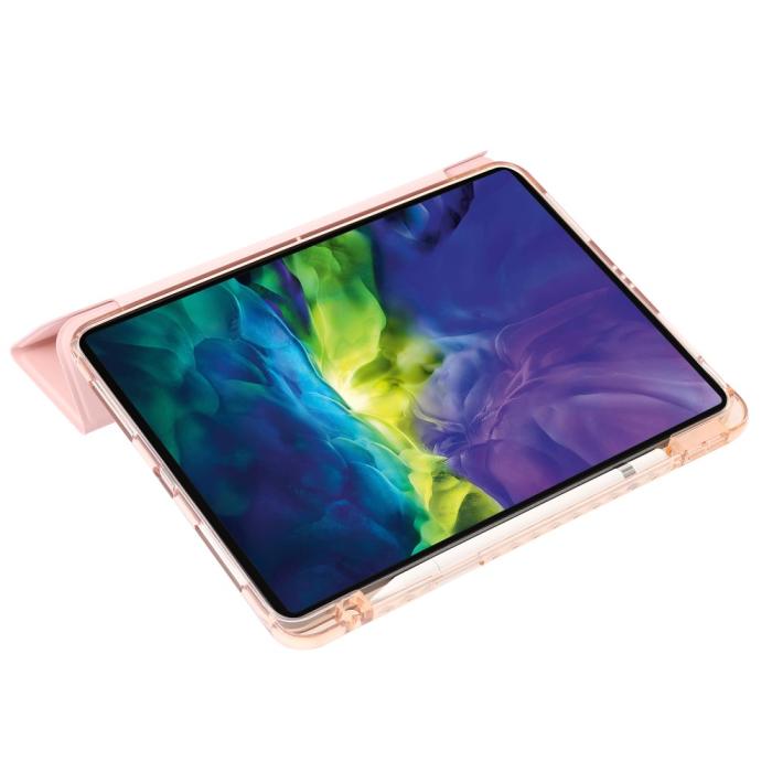 Bild 5, iPad Pro 13 2024 Tri-Fold Fodral Med Penhållare Ljus Rosa