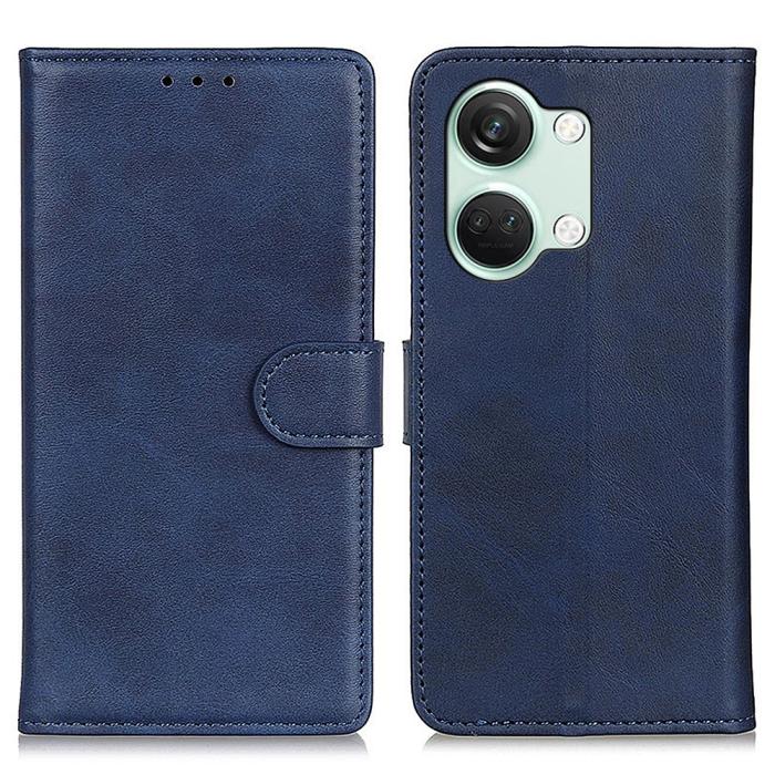 Bild 1, OnePlus Nord 3 5G Fodral Läder Solid Blå