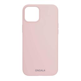 ONSALA iPhone 13 Mobilskal Silikon Sand Pink