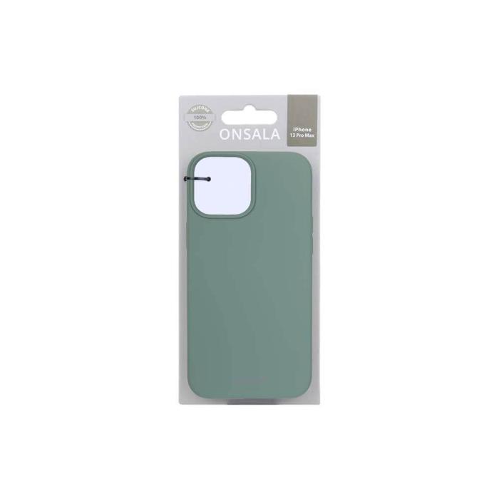 Bild 2, ONSALA iPhone 13 Pro Max Mobilskal Silikon Pine Green