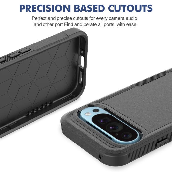 Bild 4, Google Pixel 9/9 Pro Skal Xtreme Shockproof Hybrid Svart
