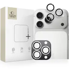 T-P iPhone 17 Pro/Max/16 Pro/Max/15 Pro/Max/14 Pro/Max Linsskydd CamRing Fit+