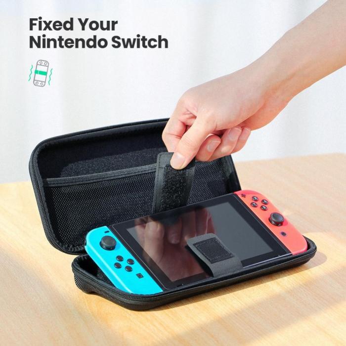 Bild 3, UGREEN Nintendo Switch Hård Förvaringsväska Svart