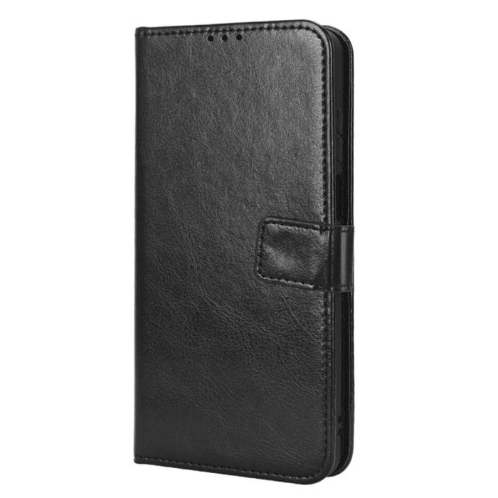 Bild 6, Motorola Moto G32 Fodral Crazy Horse Läder Svart