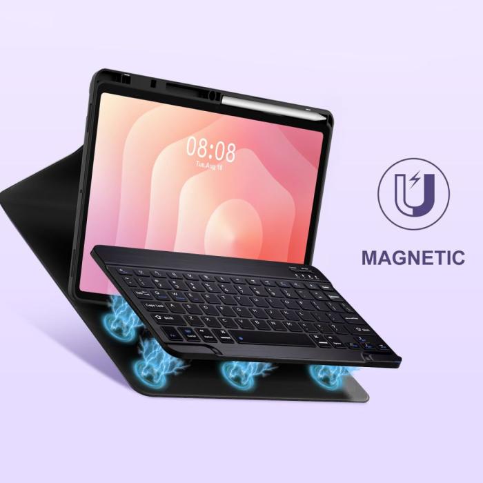 Bild 5, Tech-Protect Samsung Galaxy Tab S11 Fodral SC Tangentbord Svart