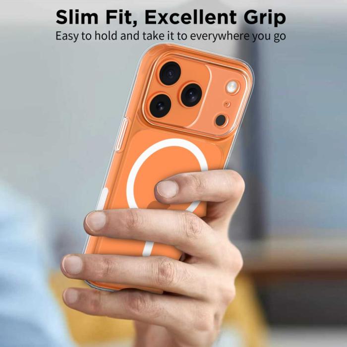 Bild 5, Tech-Protect iPhone 17 Pro Max Skal MagSafe MagPeak Transparent