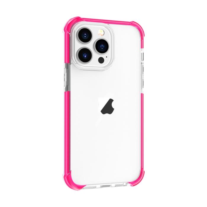 Bild 2, iPhone 15 Pro Skal Shockproof Akryl/TPU Rosa