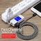 DUX DUCIS 2M Lightning Flätad Nylon Kabel