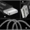 DUX DUCIS 2M Lightning Flätad Nylon Kabel