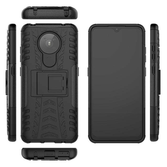 Bild 2, Nokia 5.3 - Ultimata Stöttåliga Skalet med Stöd - Svart