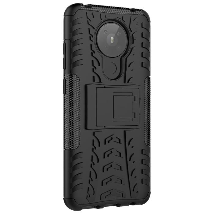 Bild 5, Nokia 5.3 - Ultimata Stöttåliga Skalet med Stöd - Svart