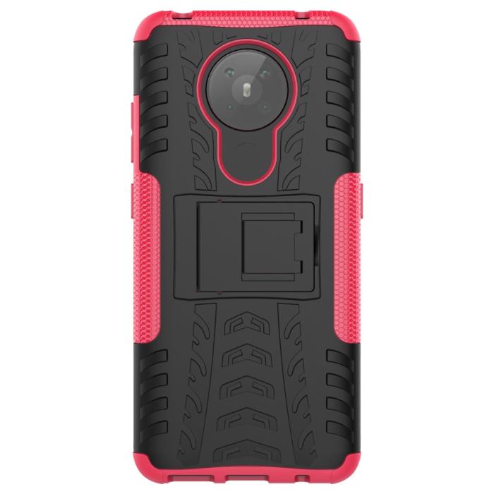 Bild 4, Nokia 5.3 - Ultimata Stöttåliga Skalet med Stöd - Rosa