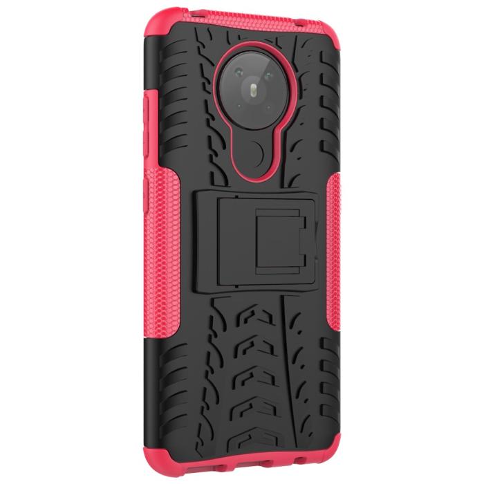 Bild 5, Nokia 5.3 - Ultimata Stöttåliga Skalet med Stöd - Rosa