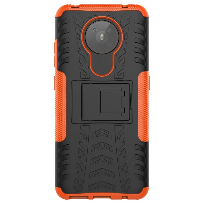Bild 4, Nokia 5.3 - Ultimata Stöttåliga Skalet med Stöd - Orange