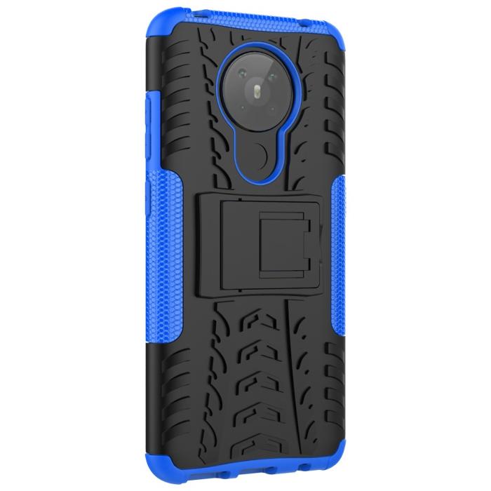 Bild 5, Nokia 5.3 - Ultimata Stöttåliga Skalet med Stöd - Blå