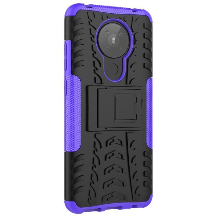 Bild 5, Nokia 5.3 - Ultimata Stöttåliga Skalet med Stöd - Lila