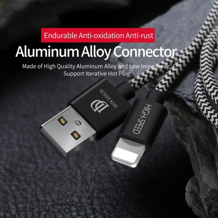 Bild 4, DUX DUCIS 2M Lightning Flätad Nylon Kabel