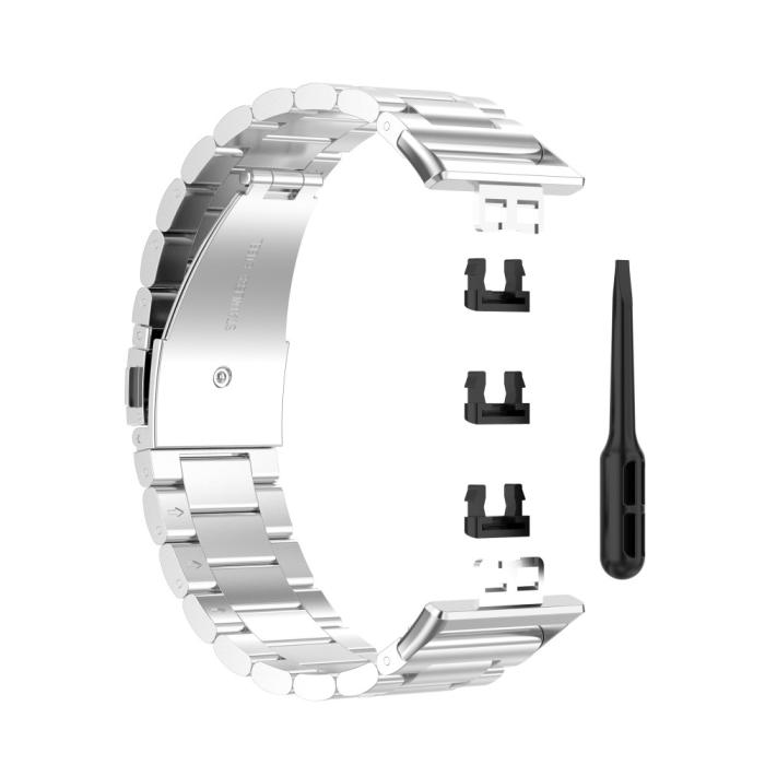 Bild 4, Lyxigt Metallarmband För Huawei Watch Fit - Silver