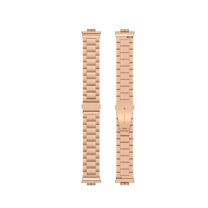 Bild 5, Lyxigt Metallarmband För Huawei Watch Fit - Roséguld
