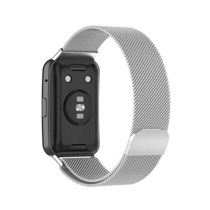 Bild 3, Milanese Loop Metall Armband Huawei Watch Fit - Silver