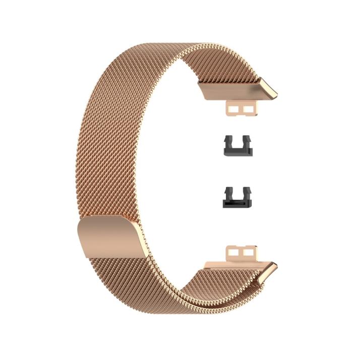 Bild 1, Milanese Loop Metall Armband Huawei Watch Fit - Roséguld