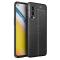 OnePlus Nord 2 5G - Litchi Textur Skal - Svart