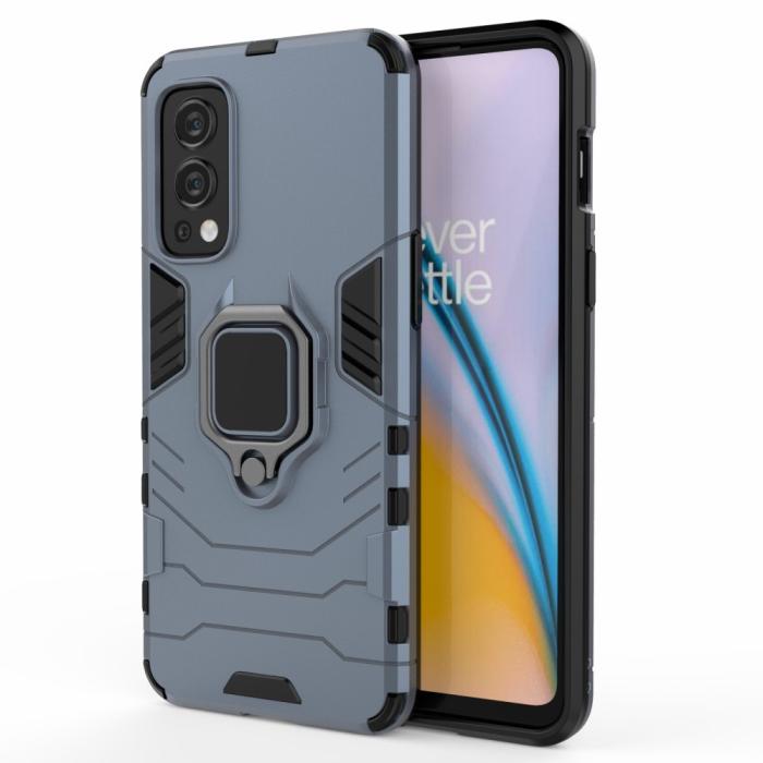 Bild 2, OnePlus Nord 2 5G - Hybrid Ring Skal - Navy Blue